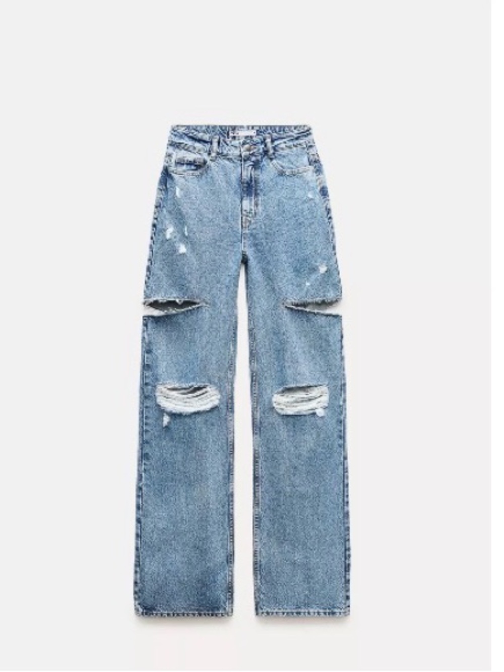 Zara Mid-Blue Straight Leg Women 6164/085 Jeans